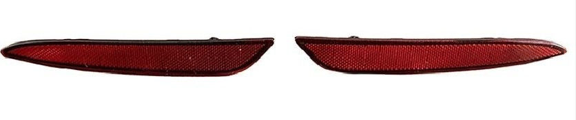 Pair For Tesla Model 3 Rear Bumper Reflector Light 1077407-00-F