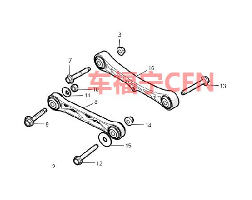 BOLT HF CAM M10X69.1 PC109 4 MM OFFSET 2007061 FOR MODEL S/X2012-2021