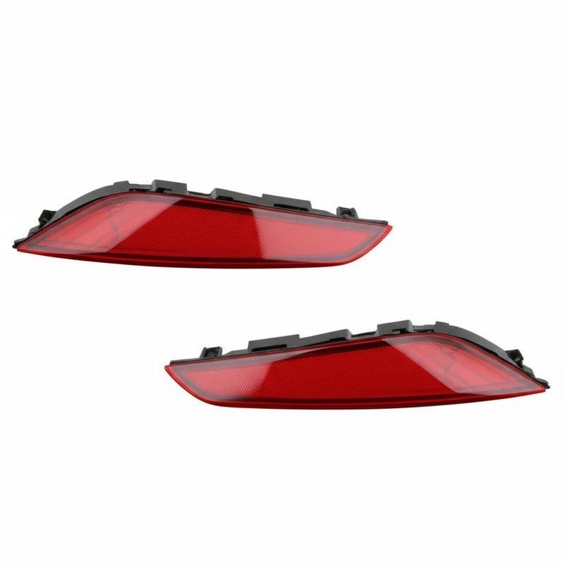 custom Tesla Model 3 Plastic Rear Bumper Reflector Light Pair LH 1077406-00-F