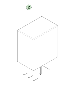 40 Amp 12 Volt Plug-In Relay for Tesla Model S (2012-2021) OEM Part 1009577-00-A