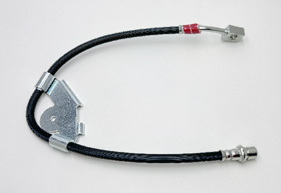 Composite Material Left-Hand Front Brake Hose for Tesla Model X (2015-2021) with Hydraulic Rating 2000 PSI