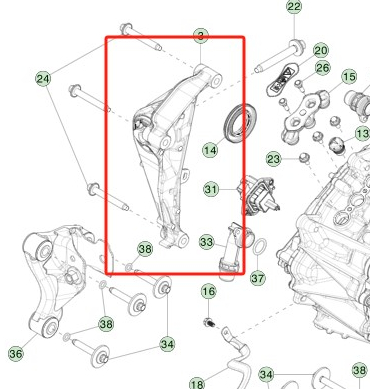 Giá tốt. Tesla Model 3/Y Mặt trước bên trái lắp ráp 35x15x15cm Hợp kim nhôm trực tuyến