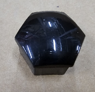 Хорошая цена. Глянцевая черная колючая орешка Tesla Cover 22mm ABS Пластик 5x5x3cm онлайн